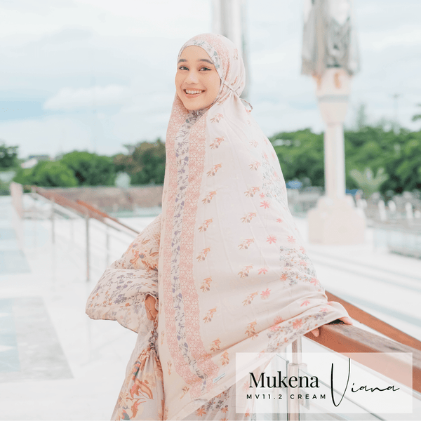 Mukena Viana Prayer Set - MV11.2 Cream