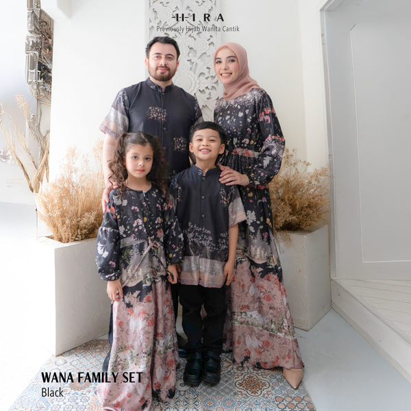 Wana Dress Anak - WN24.1 Black