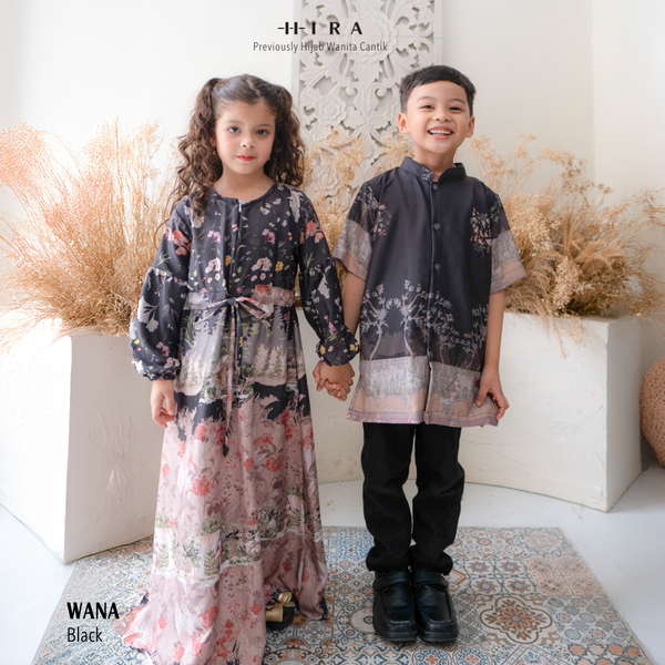 Wana Dress Anak - WN24.1 Black