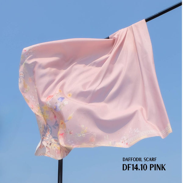 [ BUY 3 GET 1 FREE HIJAB ] Daffodil Scarf - DF14.10 Pink