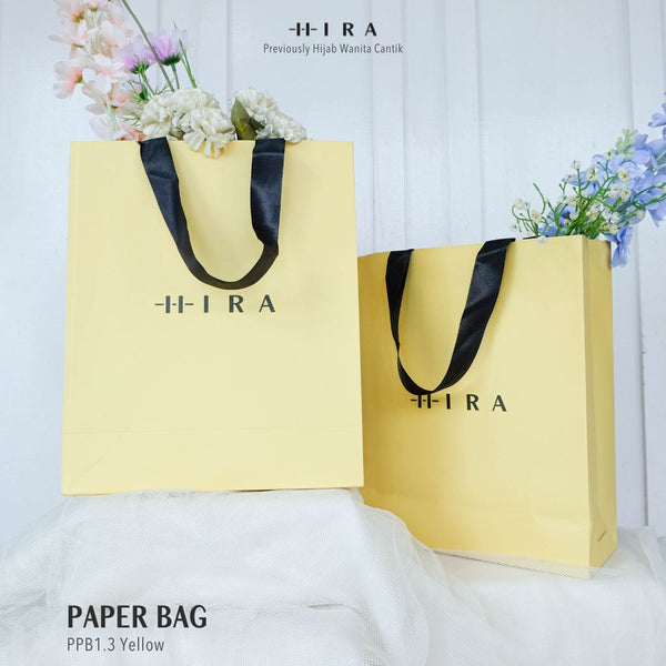 Paper Bag Hira - PPB1.3 Yellow