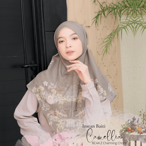 Hijab Instan Baiti Camellia - BC44.2 Charming Choco