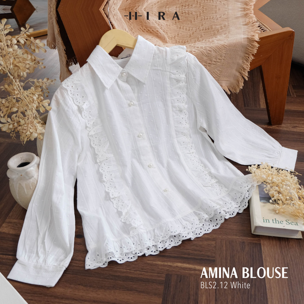 White Blouse - BLS2.12 Amina