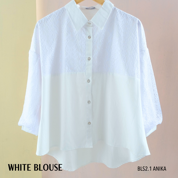 White Blouse - BLS2.1 Anika