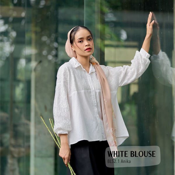 White Blouse - BLS2.1 Anika