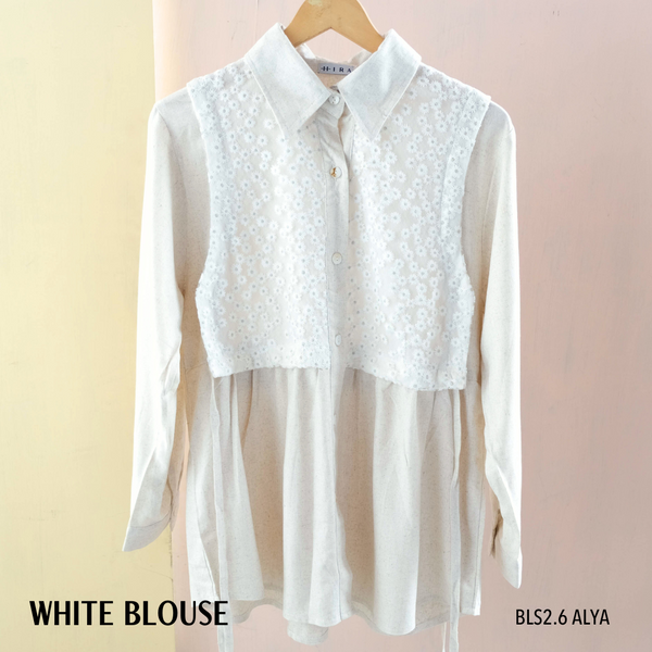 White Blouse - BLS2.6 Alya