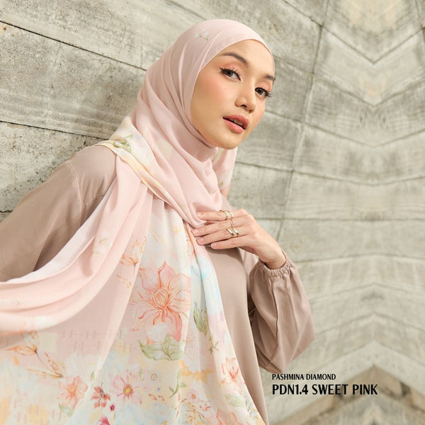 Pashmina Diamond - PDN1.4 Sweet Pink