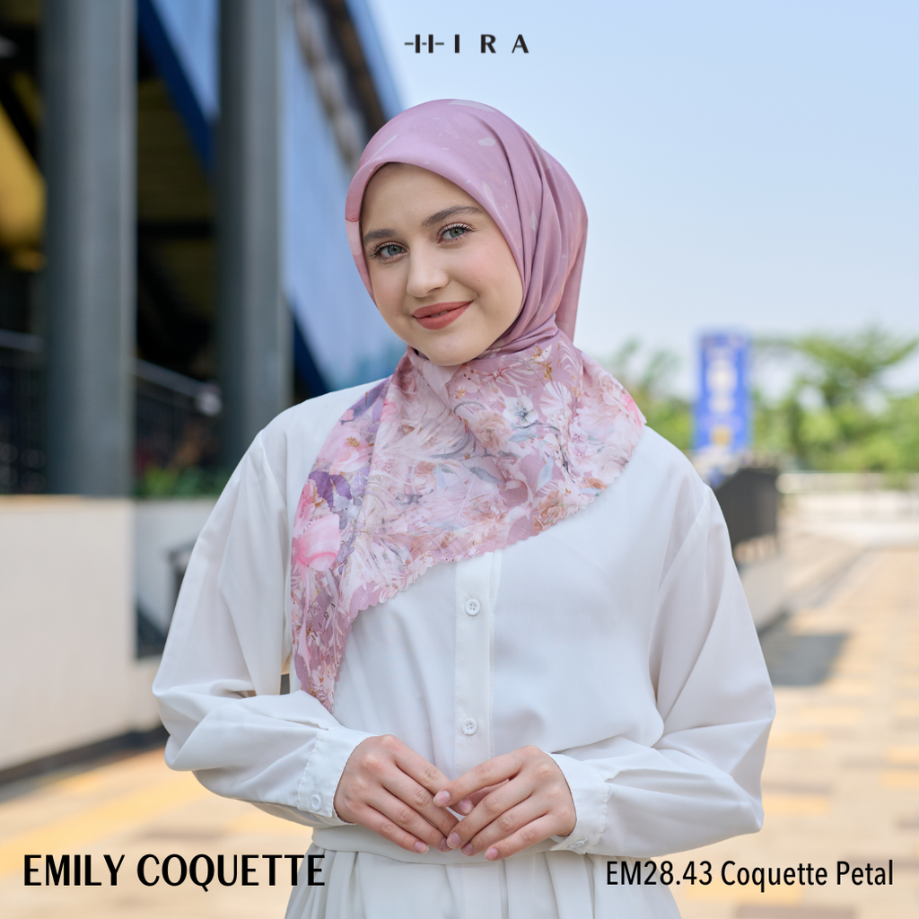 [ BUY 3 GET 1 FREE HIJAB ] Emily Scarf - EM28.43 Coquette Petal