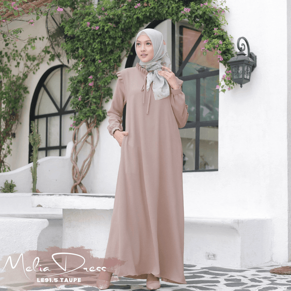 Melia Dress - LE91.5 Taupe