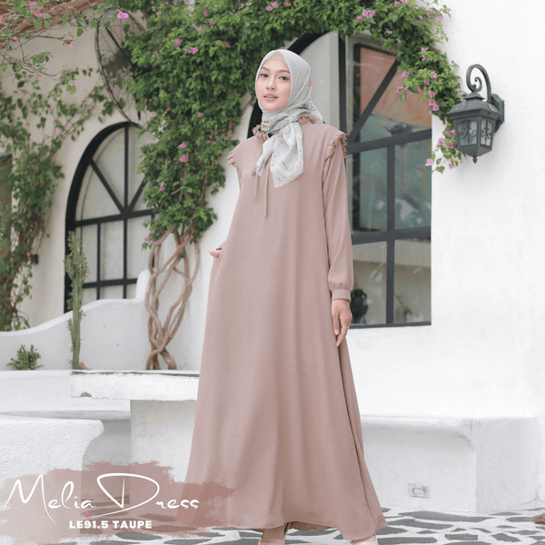 Melia Dress - LE91.5 Taupe