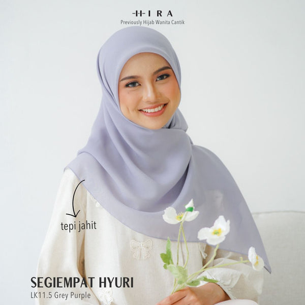 Segiempat Hyuri - LK11.5 Grey Purple