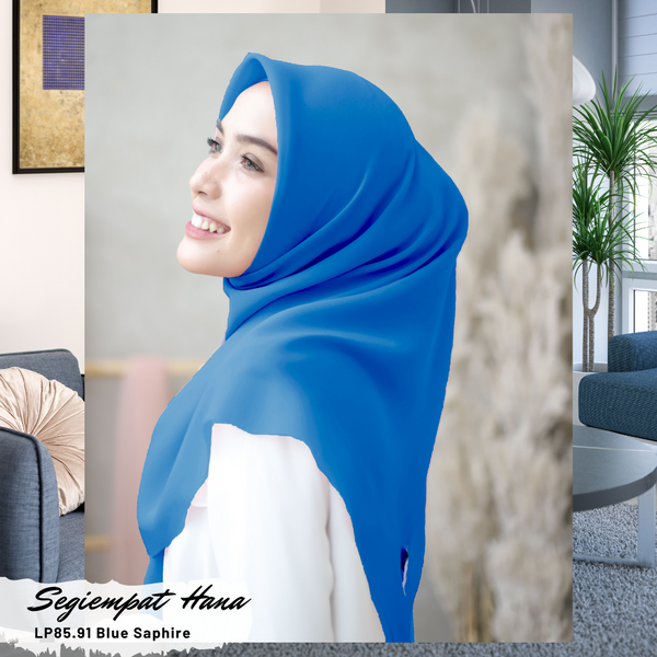 Segiempat Hana - LP85.91 Blue Saphire