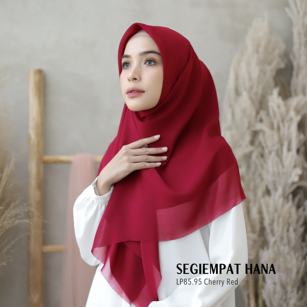 Segiempat Hana - LP85.95 Cherry Red