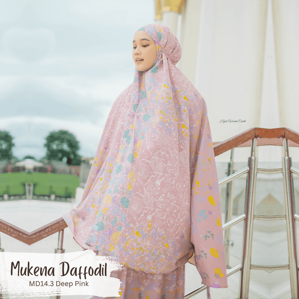 Mukena Daffodil - MD14.3 Deep Pink