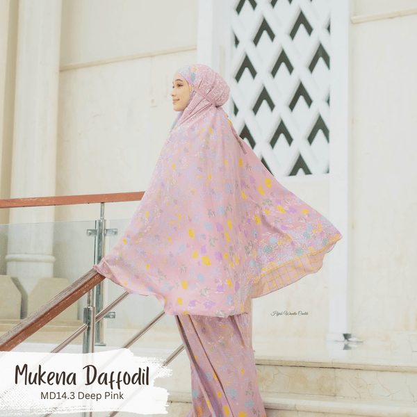 Mukena Daffodil - MD14.3 Deep Pink