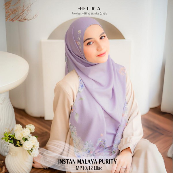 [ BUY 3 GET 1 FREE HIJAB ] Malaya Purity - MP10.12 Lilac