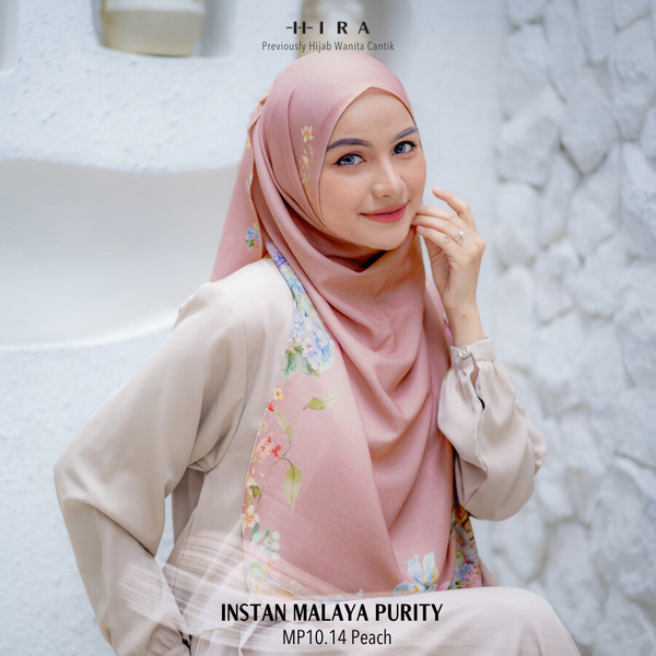 [ BUY 3 GET 1 FREE HIJAB ] Malaya Purity - MP10.14 Peach