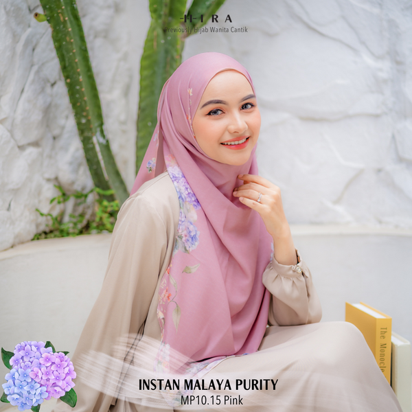 [ BUY 3 GET 1 FREE HIJAB ] Malaya Purity - MP10.15 Pink