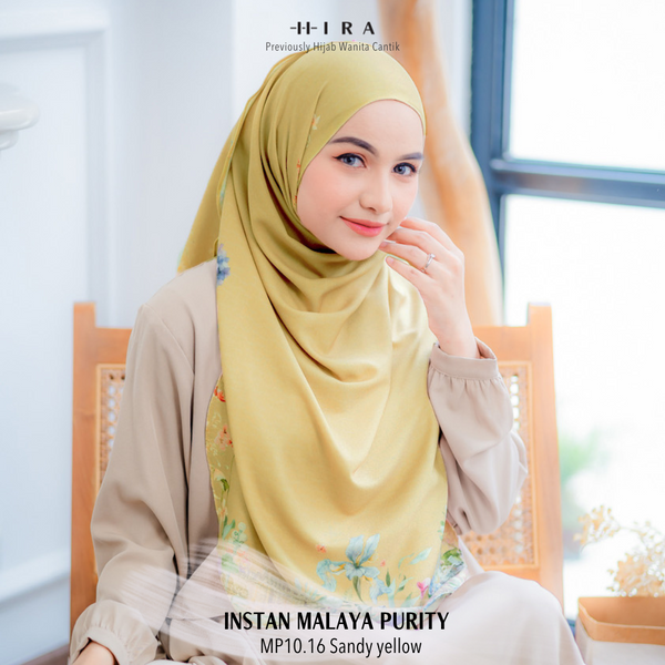 [ BUY 3 GET 1 FREE HIJAB ] Malaya Purity - MP10.16 Sandy Yellow