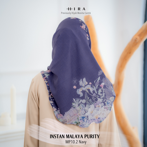 [ BUY 3 GET 1 FREE HIJAB ] Malaya Purity - MP10.2 Navy