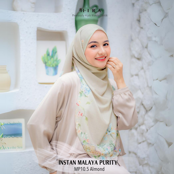 [ BUY 3 GET 1 FREE HIJAB ] Malaya Purity - MP10.5 Almond