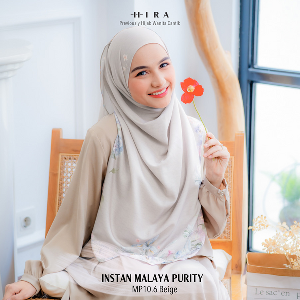 [ BUY 3 GET 1 FREE HIJAB ] Malaya Purity - MP10.6 Beige