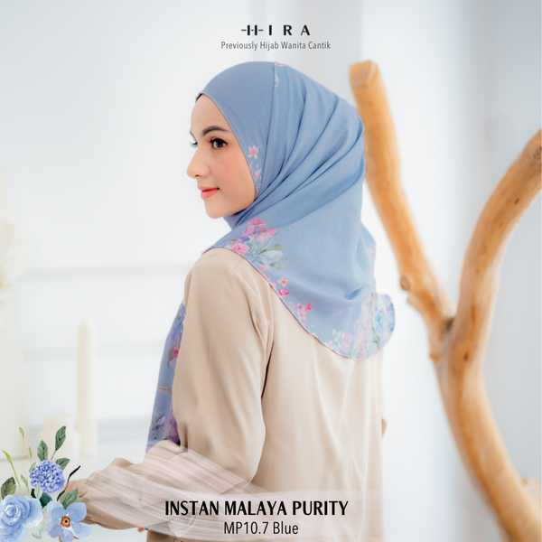 [ BUY 3 GET 1 FREE HIJAB ] Malaya Purity - MP10.7 Blue