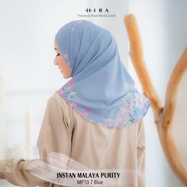 [ BUY 3 GET 1 FREE HIJAB ] Malaya Purity - MP10.7 Blue