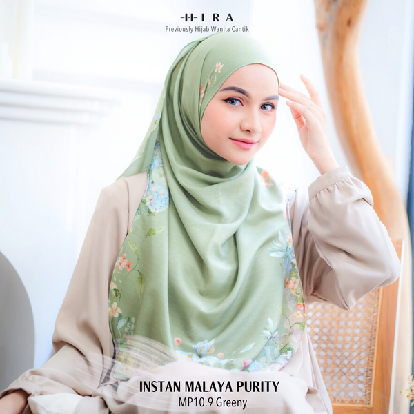 [ BUY 3 GET 1 FREE HIJAB ] Malaya Purity - MP10.9 Greeny