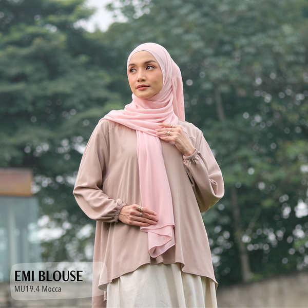 Emi Blouse - MU19.4 Mocca