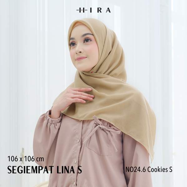 Segiempat Lina Voal S - NO24.6 Cookies S