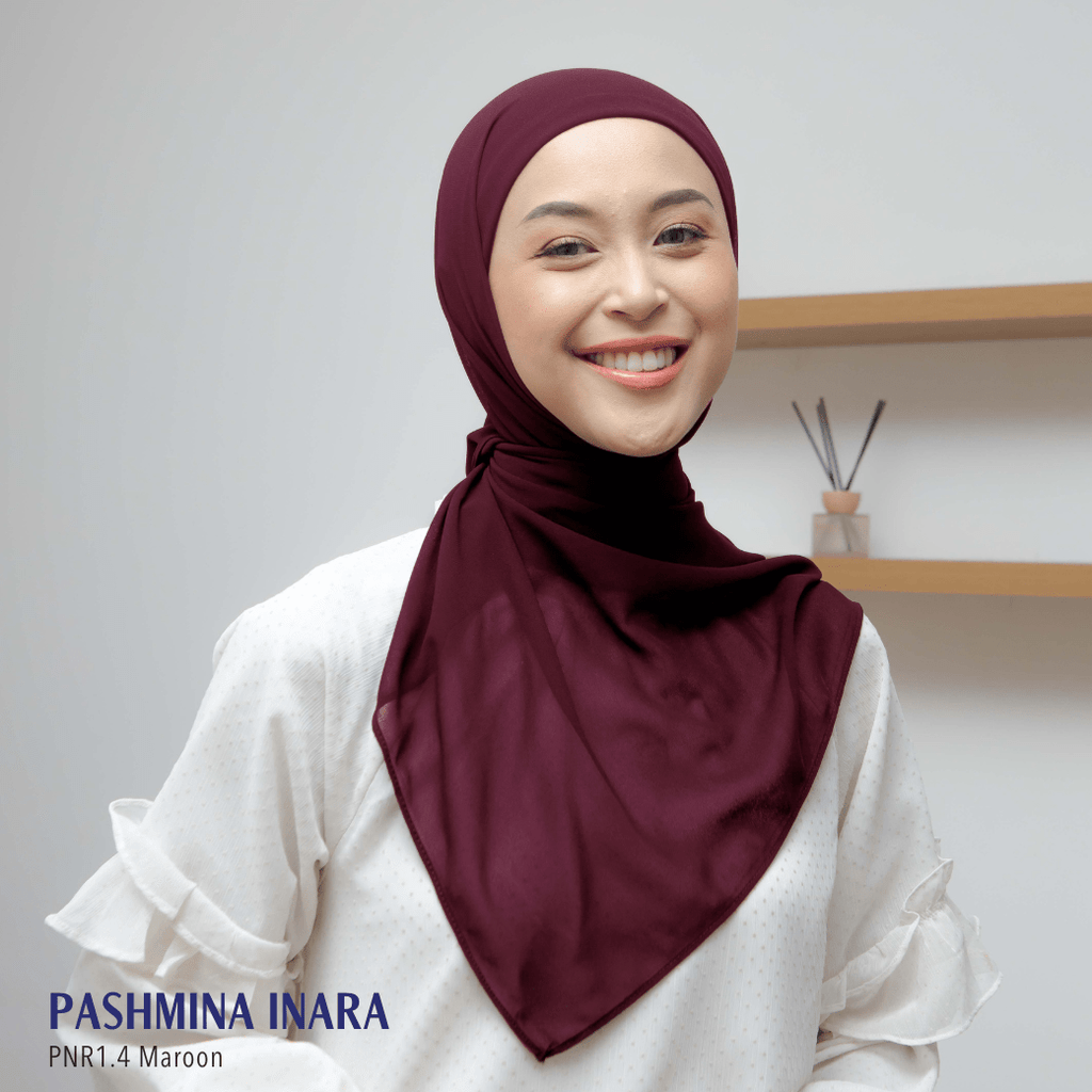 Pashmina Inara - PNR1.4 Maroon