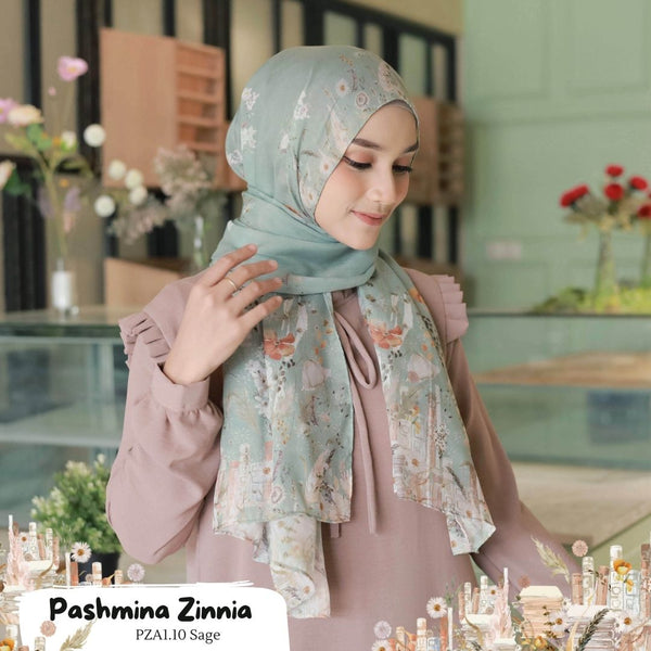 Pashmina Zinnia - PZA1.10 Sage