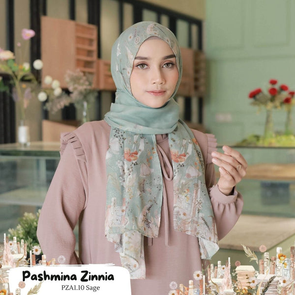 Pashmina Zinnia - PZA1.10 Sage