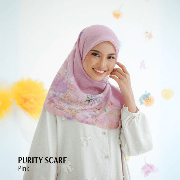 [ BUY 3 GET 1 FREE HIJAB ] Purity Scarf Icy Voal - PSV9.12 Pink