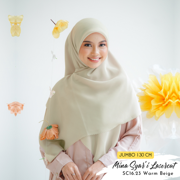 Mina Syari Lasercut - SC16.23 Warm Beige