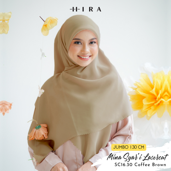 Mina Syari Lasercut - SC16.30 Coffee Brown