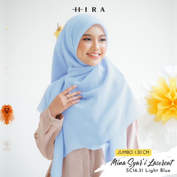 Mina Syari Lasercut - SC16.31 Light Blue