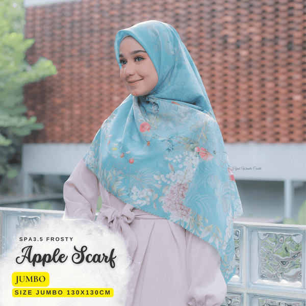 [ BUY 3 GET 1 FREE HIJAB ] Apple Scarf JUMBO - SPA3.5 Frosty