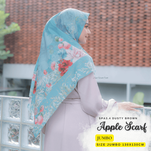 [ BUY 3 GET 1 FREE HIJAB ] Apple Scarf JUMBO - SPA3.5 Frosty