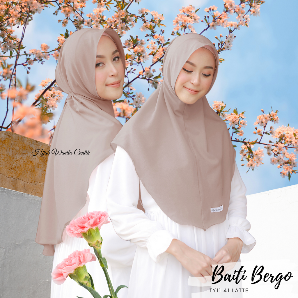 Hijab Instan Baiti Bergo - TY11.41 Latte