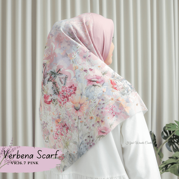 [ BUY 3 GET 1 FREE HIJAB ] Verbena Scarf - VR26.7 Pink