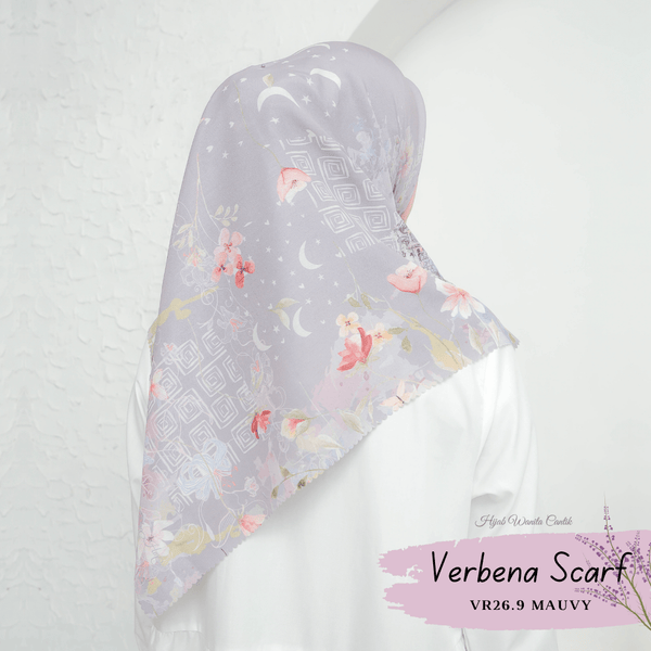 [ BUY 3 GET 1 FREE HIJAB ] Verbena Scarf - VR26.9 Mauvy