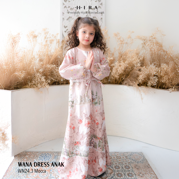 Wana Dress Anak - WN24.3 Mocca