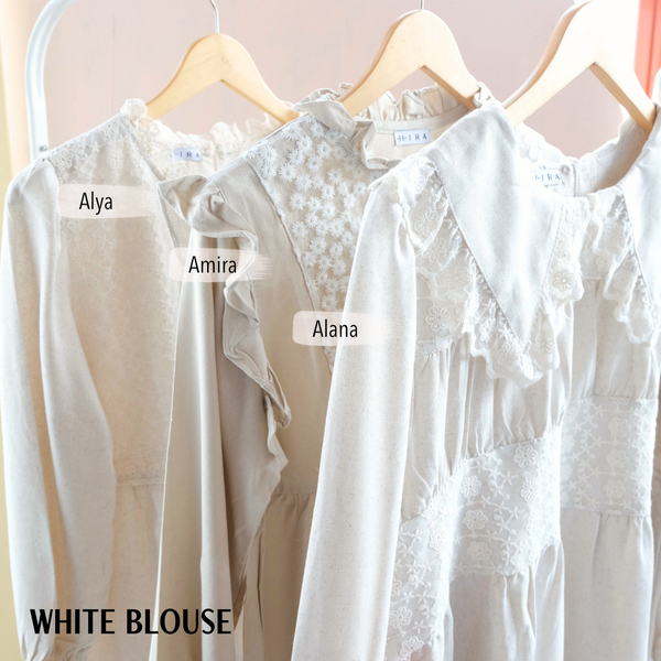 White Blouse - BLS2.3 Amira Cream