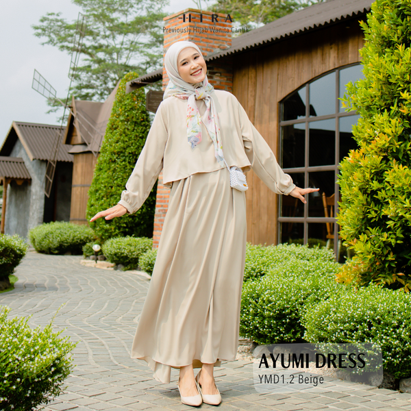 Ayumi Dress - YMD1.2 Beige