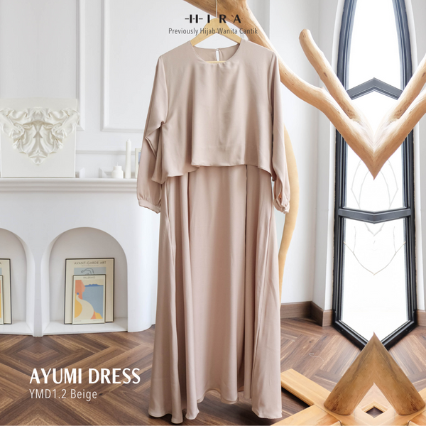 Ayumi Dress - YMD1.2 Beige