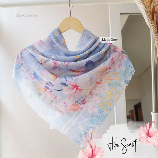 [ BUY 3 GET 1 FREE HIJAB ] Hibi Scarf - SH94.4 Light Grey