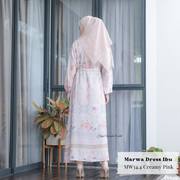 [ READY STOCK ] Marwa Dress - MW34.4 Creamy Pink