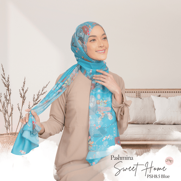 Pashmina Sweet Home - PSH8.5 Blue